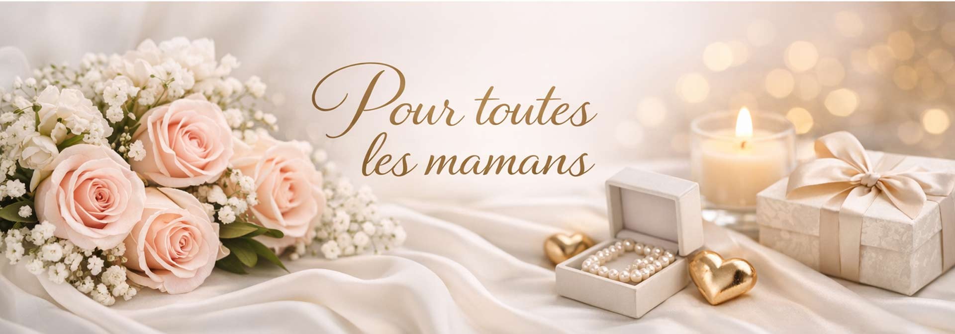 bandeau d'accueil pour la fête des mères